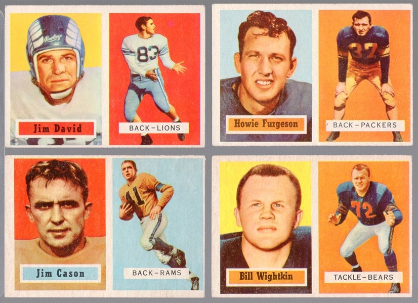 1957 Topps Football- 16 Diff