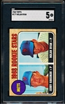 1968 Topps Baseball- #177 Nolan Ryan RC- SGC 5 (Ex)