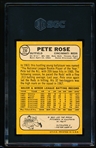 1968 Topps Baseball- #230 Pete Rose, Reds- SGC 7 (NM)