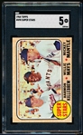 1968 Topps Baseball- #490 SuperStars- Killebrew/Mays/Mantle- SGC 5 (Ex)
