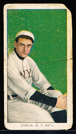 1909-11 T206 Baseball- Donlin, NY Natl- Seated Pose