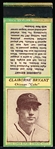 1936 Diamond Matchbook- with striker- Claiborne Bryant, Cubs