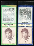 1936 Diamond Matchbook with striker- Bob Garbarck, Cubs- 2 Diff