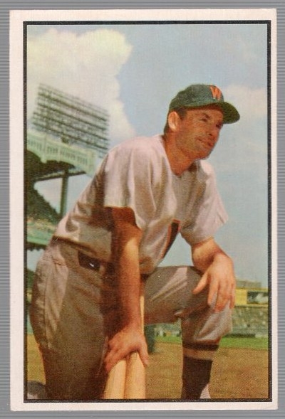 1953 Bowman Bb Color- #159 Mickey Vernon, Washington- Hi#