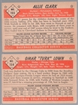 1953 Bowman Bb Color- 2 Diff Hi#'s
