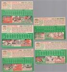 1954 Topps Baseball- 5 Diff