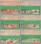 1954 Topps Baseball- 6 Diff