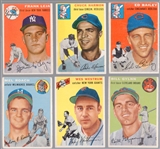 1954 Topps Baseball- 6 Diff