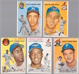 1954 Topps Baseball- 5 Diff