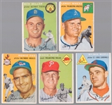 1954 Topps Baseball- 5 Diff