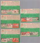 1954 Topps Baseball- 5 Diff