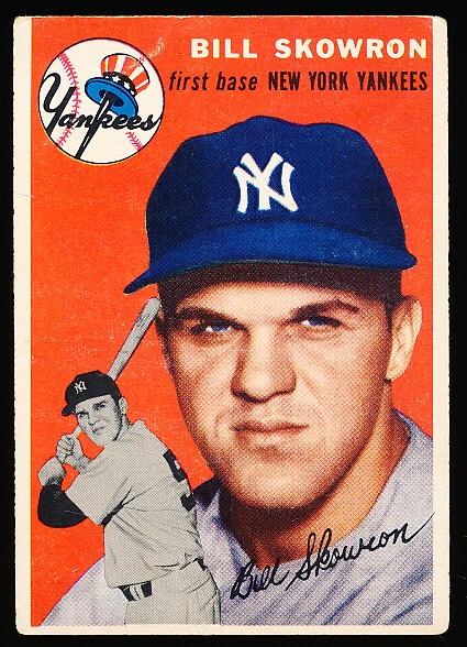 1954 Topps Baseball- #239 Bill Skowron RC, Yankees