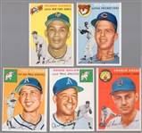 1954 Topps Baseball- 5 Diff