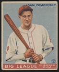1933 Goudey Baseball- #77 Adam Comorosky, Pirates