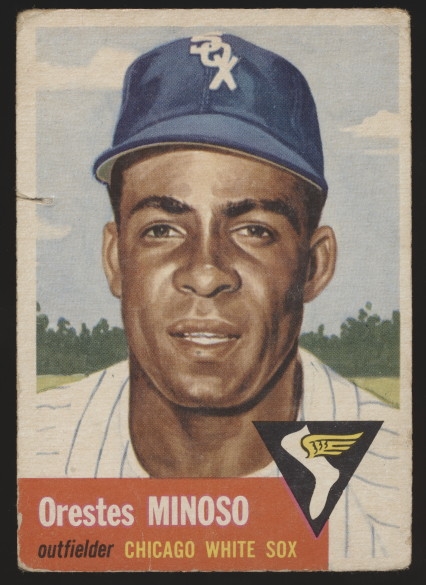 1953 Topps Baseball- #66 Minnie Minoso, White Sox