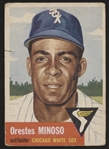 1953 Topps Baseball- #66 Minnie Minoso, White Sox