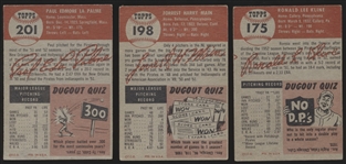 1953 Topps Baseball- 3 Diff Pirates