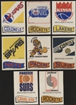 1973-74 Topps Basketball- Team Stickers- 8 Diff