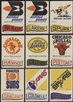 1973-74 Topps Basketball- Team Stickers- 8 Diff