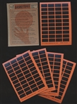 1973-74 Topps Basketball- Unscratched Game Cards- 20 Cards