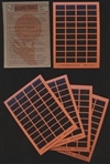 1973-74 Topps Basketball- Unscratched Game Cards- 24 Cards