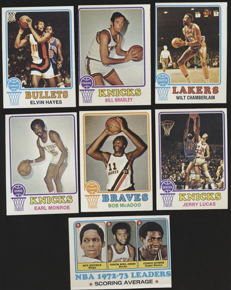 1973-74 Topps Bask- 7 Diff 