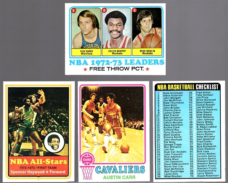 1973-74 Topps Bask- 30 Diff