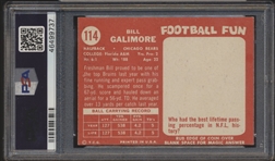 1958 Topps Football- #114 Willie Galimore, Bears- PSA Ex 5