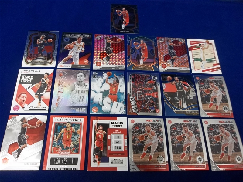 Trae Young- 19 Asst.- 2019-20 thru 21-22 Panini issues.