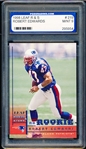 1998 Leaf Rookies & Stars Ftbl.- #219 Robert Edwards RC, Patriots- PGS Graded Mint 9