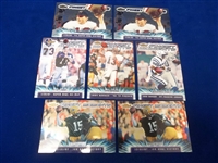 2000 Finest Football- “Finest Moments" 3-1/4" x 4-1/2" Cards- 7 Asst.