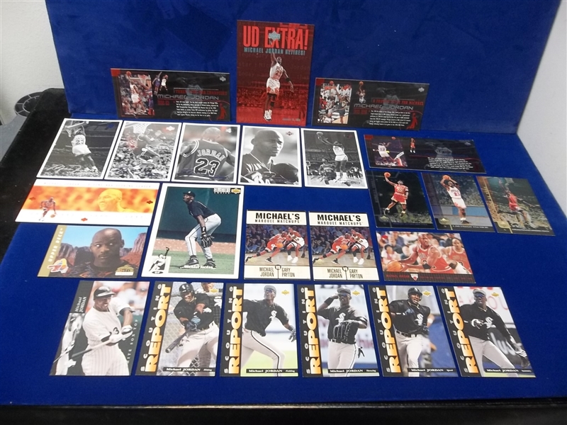 Michael Jordan Oversized Card Clean-Up Group- 24 Asst.