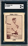 1913 WG5 National Game Baseball- Joe Jackson, Cleveland- SGC 2 (Good)