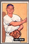 1951 Bowman Bb- #78 Early Wynn, Cleveland