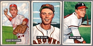 1951 Bowman Bb- 3 Diff Hi#s