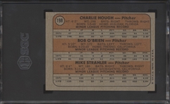 1972 Topps Bb- #198 Hough RC- SGC 6.5 (Ex-NM +)