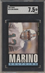 1985 Topps Football- #314 Dan Marino, Dolphins- SGC 7.5 (NM+)