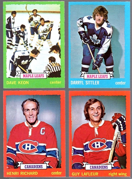 1973-74 Topps Hockey- 34 Asst