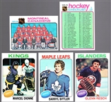 1975-76 Topps Hockey- 25 Diff