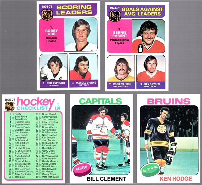 1975-76 Topps Hockey- 20 Diff