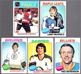 1975-76 Topps Hockey- 25 Diff
