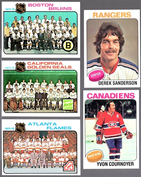 1975-76 Topps Hockey- 25 Diff