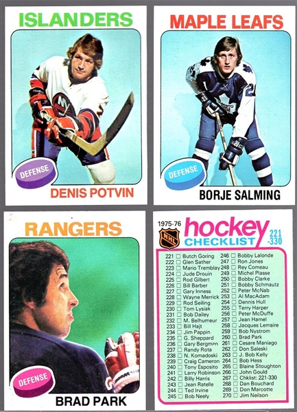 1975-76 Topps Hockey- 25 Diff