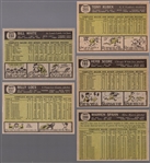 1961 Topps Baseball- 5 Diff