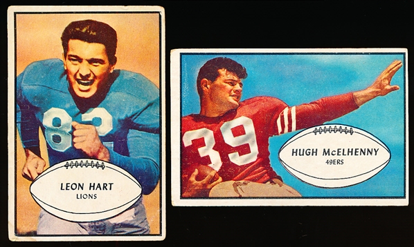 1953 Bowman Football- 2 Diff