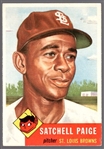 1953 Topps Baseball- #220 Satchell Paige, Browns