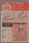 1953 Topps Baseball- #220 Satchell Paige, Browns