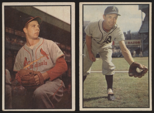 1953 Bowman Baseball Color- 2 Diff