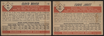 1953 Bowman Baseball Color- 2 Diff