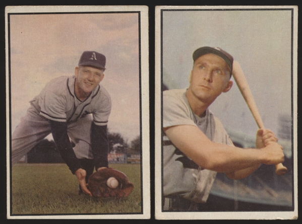 1953 Bowman Baseball Color- 2 Diff Hi#s
